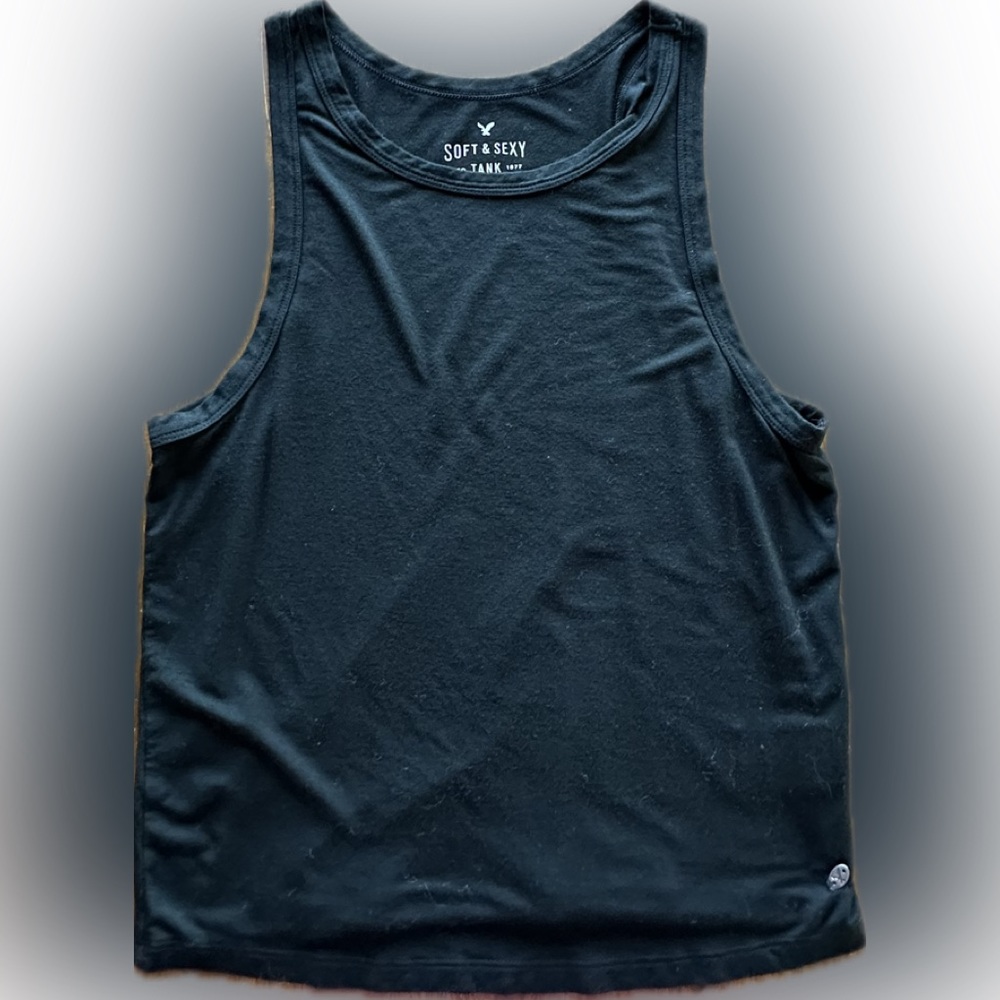 American Eagle black tank
